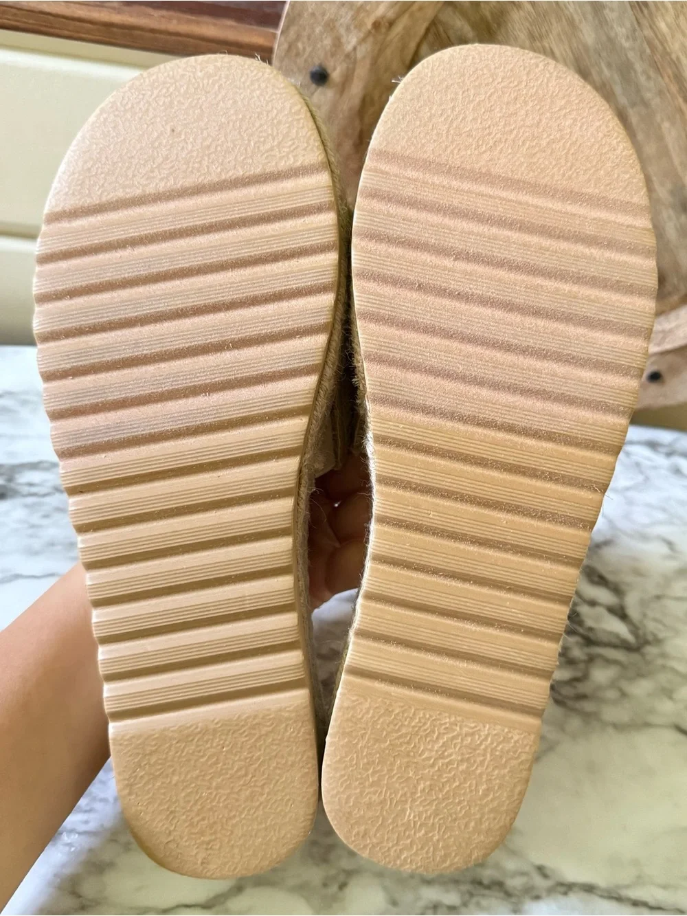 BEACH by Matisse Espadrille Platform Slide Sandals Women's Size 10
